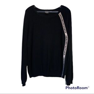 Armani Exchange A/X men’s sweater, size large, black